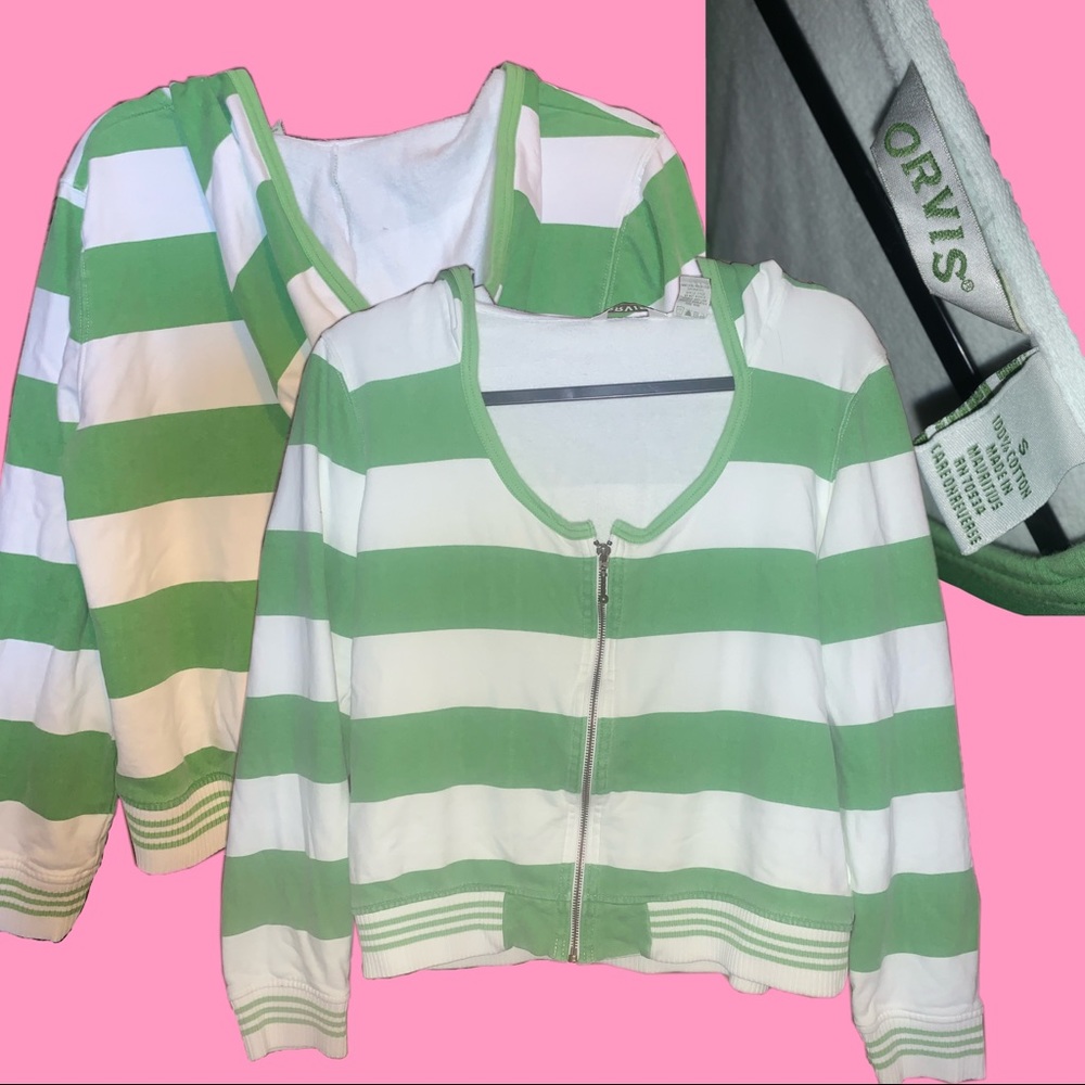 Vintage ORVIS Y2k Zip Up Sweater